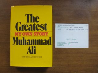 1st 1975 HCDJ ARC THE GREATEST Muhammad Ali biography Durham NF boxing