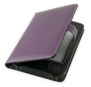 Cover Up Purple Leather Case for Elonex 621EB eReader