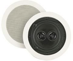 Inch 200 Watt 2 Way Dual Voice Coil In Ceiling Speaker with Du