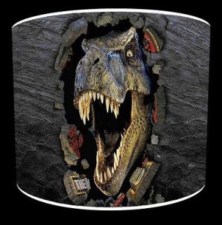 Jurassic Park Dinosaurs Drum Lampshades Ceiling Light Pendant Table