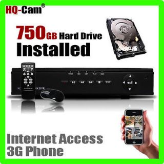 Channel CCTV Security Surveillance DVR Camera System with Hard Drive