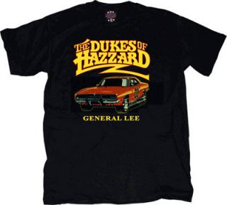 Youth/Mens Dukes of Hazzard General Lee Car T Shirt Tee