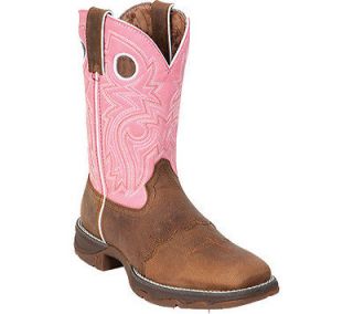 Durango RD3474 Womens Flirt Western Boots   Pink Blush & Lace sz 6
