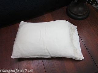 Bella Notte Linens   Satin w/Lace Trim Boudoir Pillow   Creme (pale