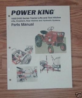 ECONOMY / POWER KING 1600 2400 HITCH AND LIFTS MANUAL