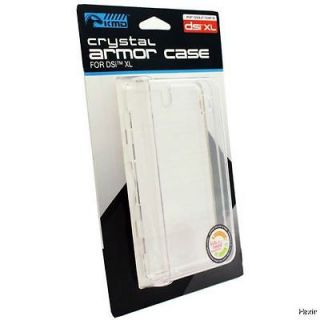 DSi XL Crystal Protective Armor Case KMD CLEAR New (Shell Hard Cover