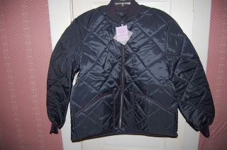 Blue SnapN Wear Insulated Quilted Police Type Jacket Dupont Hollofil