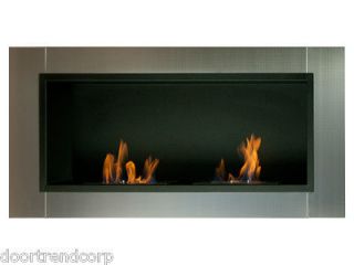 Recessed / Wallmount Ethanol Fireplace Lata   Eco Friendly, Ventless