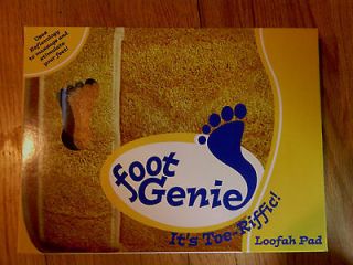 Foot Genie Anti Slip Foot/Feet Cleaner Scrubber Massage Mat/Loofah Pad