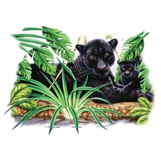 Panther Shirt Black Panther & Cub Wildlife T Shirt Animals Tee