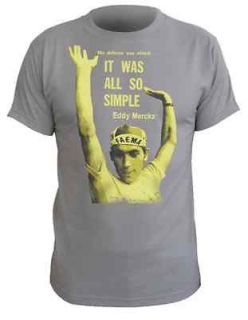 Eddy Merckx (His Defence was Attack) T Shirt