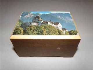 Small vintage music box w/ Swiss Mapsa movement plays Edelweiss please