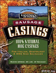 NEW Eastman Outdoors 38672 Natural Hog Casings, for 25 Pounds of
