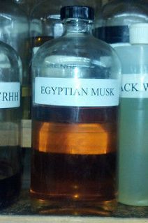 Pound of Thick Natural Egyptian Musk Perfume body oil. Free Ship