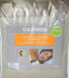 Cannon Queen Heated Electric Blanket Choice of 3 Colors
