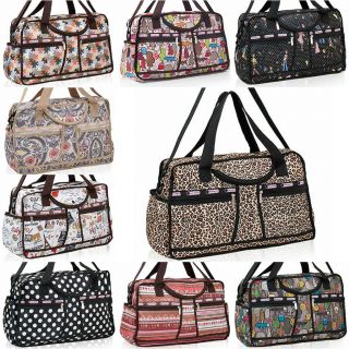 Womens Ladies BAGS Fashion Pattern Travel Bags Duffle Gym Bags Luggage