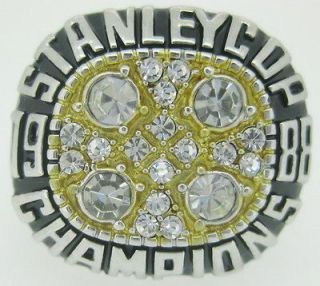 1988 Edmonton Oilers Wayne Gretzky Stanley Cup Championship Ring US 10
