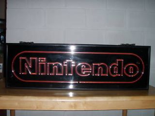 Collectible Electrical Light Up 3D NINTENDO Wall Sign