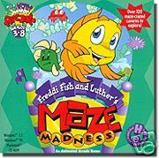 FREDDI FISH MAZE MADNESS KIDS SOFTWARE GAME CD PC NEW 