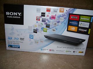 NEW Sony BDP BX59 Blu Ray Player 3D Wi Fi Streaming HDMI Cable NEW