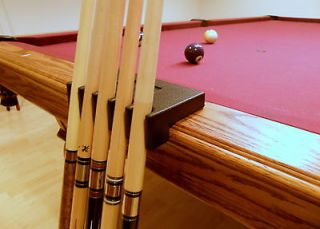 Portable 5 Pool Cue   Billiard Stick Holder   Rest Black