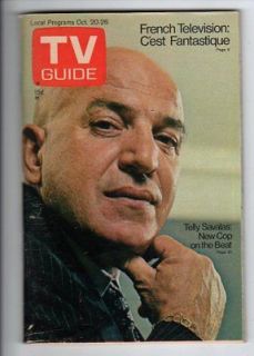 TV Guide October 1973 Telly Savalas Randolph Mantooth