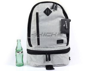 Nike East Cheyenne BP Backpack & BookBag White/Black 2012 Stripes