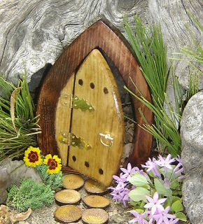 open door. 7 Forest style Fairy, Gnome Hobbit Troll or Elf door