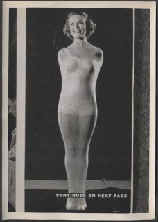 Vintage Photograph of Ad Pretty Girl in Pin Up Swimsuit Latex 775935