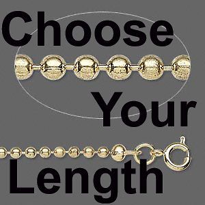 Wholesale Lot 10 Gold Plated Steel 2.4mm Ball Chain Necklace Chains