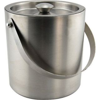 Stainless Steel Double Walled Ice Bucket   3 Quart   Home Bar, Pub