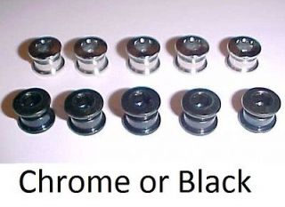 Chainring Bolts Chromed Steel or Black for BMX Fixie Sing le Speed