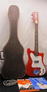 Vintage 1960s Truetone Electric Guitar + Original Case