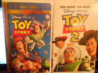 MOVIES WALT DISNEY Toy Story Gold Collection + Toy Story 2 VHS