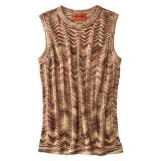 for Target Space Dye Sleeveless Sweater   Gold Zigzag   XS S M L XL