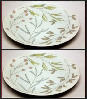 Rosenthal China GERMANY AQUARELL Mod Leaf Set 2 Plates