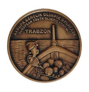 TURKEY 2011, EUROPEAN YOUTH OLYMPIC FESTIVAL COMMEMORATIVE BRONZE COIN