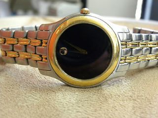 Movado Classic Museum S/S Gold Two Tone Watch 81 E4 0862