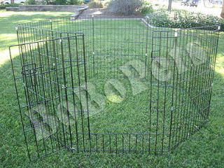 35Dia. Pet Dog Kennel Dog Fence Puppy Playpen Exercise Pen Soft Crate