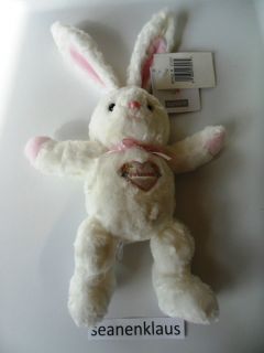 NWT Carters Sweet Daisy Bunny Rabbit Plush Toy Rattle Princess Heart