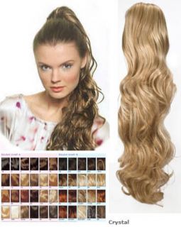 NEW LADIES SECRETS HAIRAISERS CRYSTAL HAIR EXTENSIONS WOMENS PONYTAIL