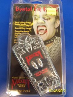 Metallic Fangs Scarecrow Vampire DLX Halloween Costume Accessory Teeth