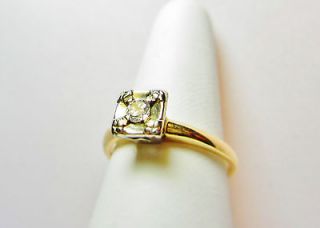 YESTERDAY, TODAY & FOREVER 14K Antique 3.4mm Diamond Engagement Ring