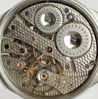 Newly listed STAINLESS STEEL GLAZED CASE for POCKET WATCH MOVEMENT JWC