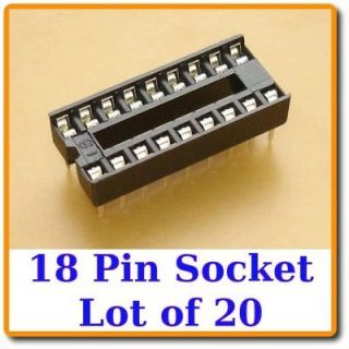 20x 18 Pin DIL IC Socket 8 14 16 24 Pin Available #IS18