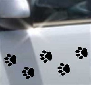 10 Cat Dog PAW PRINTS paws decal sticker vinyl art car bike home