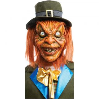 Leprechaun Mask Adult Scary Monster Horror Movie Halloween Costume