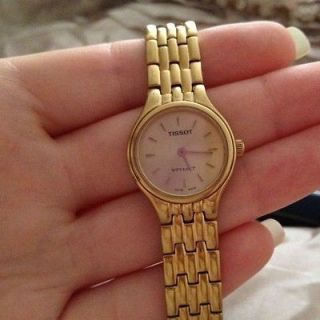 Tissot Stylist Lady V 232 Gold Plated Watch