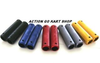 Go Kart Pedal Grip Pair Gold Blue Black Red or Grey   Select Your