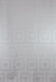 Versace Medusa Curtain Fabric White 54 x 196.85 // 1.40 m x 5.0 m